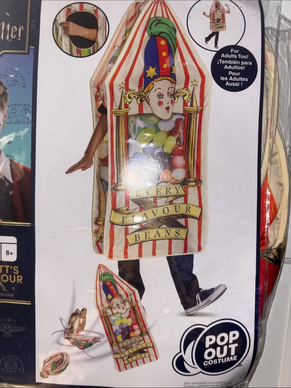 Harry Potter Bertie Bott's Every Flavour Beans Kids Costume - Multicolor